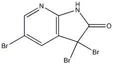 3,3,5-Tribromo-2-oxo-7-azaindoline 化学構造式