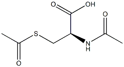 N,S-二乙酰基-L-半胱氨酸 结构式