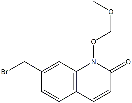 7-(bromomethyl)-1-(methoxymethoxy)quinolin-2(1H)-one Struktur