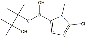 2-Chloro-1-methyl-1H-imidazole-5-boronic acid pinacol ester Structure