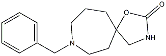 8-benzyl-1-oxa-3,8-diazaspiro[4.6]undecan-2-one Struktur