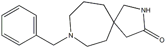 8-benzyl-2,8-diazaspiro[4.6]undecan-3-one Struktur