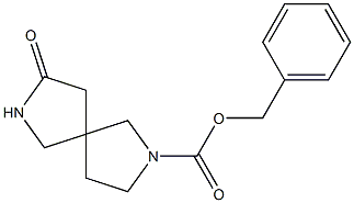 benzyl 8-oxo-2,7-diazaspiro[4.4]nonane-2-carboxylate Struktur