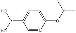 6-isopropoxypyridin-3-ylboronic acid 化学構造式