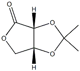 (3aR,6aR)-2,2-dimethyl-dihydrofuro[3,4-d][1,3]dioxol-4(3aH)-one Structure