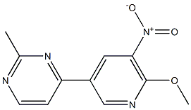 4-(6-methoxy-5-nitropyridin-3-yl)-2-methylpyrimidine