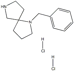 1-benzyl-1,7-diazaspiro[4.4]nonane dihydrochloride Structure