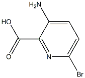 3-amino-6-bromopyridine-2-carboxylic acid Structure