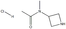 N-(azetidin-3-yl)-N-methylacetamide hydrochloride Structure