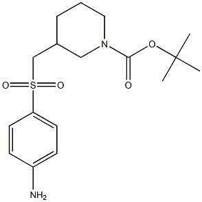 3-(4-Amino-benzenesulfonylmethyl)-piperidine-1-carboxylic acid tert-butyl ester