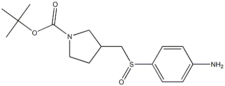  3-(4-Amino-benzenesulfinylmethyl)-pyrrolidine-1-carboxylic acid tert-butyl ester