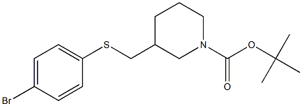  3-(4-Bromo-phenylsulfanylmethyl)-piperidine-1-carboxylic acid tert-butyl ester