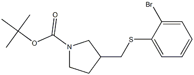 3-(2-Bromo-phenylsulfanylmethyl)-pyrrolidine-1-carboxylic acid tert-butyl ester