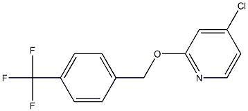 2-(4-(trifluoromethyl)benzyloxy)-4-chloropyridine