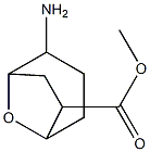 2-Amino-8-oxa-bicyclo[3.2.1]octane-6-carboxylic acid methyl ester Structure