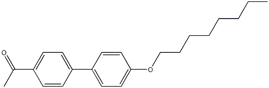 1-(4'-(octyloxy)biphenyl-4-yl)ethanone,,结构式