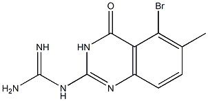 1-(5-bromo-6-methyl-4-oxo-3,4-dihydroquinazolin-2-yl)guanidine