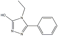 4-ethyl-5-phenyl-4H-1,2,4-triazol-3-ol Structure