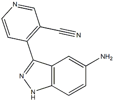 4-(5-amino-1H-indazol-3-yl)pyridine-3-carbonitrile Structure