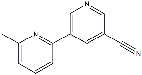 5-(6-methylpyridin-2-yl)pyridine-3-carbonitrile Struktur