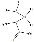 1-Aminocyclopropane-2,2,3,3-d4-carboxylic Acid 化学構造式