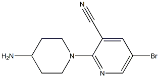 2-(4-aminopiperidin-1-yl)-5-bromopyridine-3-carbonitrile