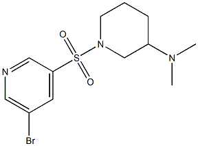  1-(5-broMopyridin-3-ylsulfonyl)-N,N-diMethylpiperidin-3-aMine