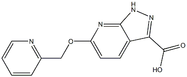 6-(pyridin-2-ylMethoxy)-1H-pyrazolo[3,4-b]pyridine-3-carboxylic acid