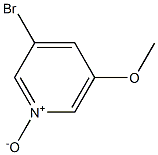 3-broMo-5-Methoxypyridine n oxide Structure