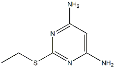 2-(Ethylthio)pyrimidine-4,6-diamine,,结构式