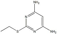 2-(Ethylthio)pyrimidine-4,6-diamine Structure