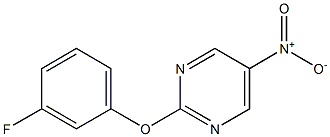 2-(3-fluorophenoxy)-5-nitropyriMidine Structure