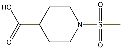 1-(Methylsulphonyl)piperidine-4-carboxylic acid 结构式