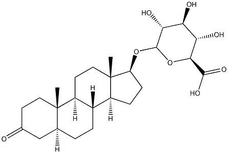 5-a-Dihydrotestosterone glucuronide Structure