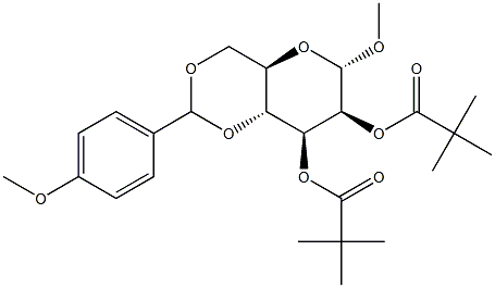 Methyl 4,6-O-(4-methoxybenzylidene)-2,3-di-O-pivaloyl-a-D-mannopyranoside