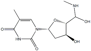 5'-Methylaminothymidine Structure