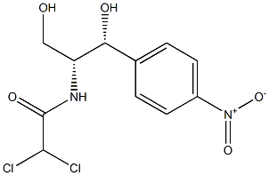 Chloramphenicol solution (CHLORAMPHENICOL, 34MG/ML) Structure