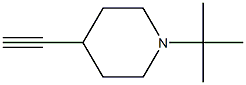 1-tert-butyl-4-ethynylpiperidine Struktur