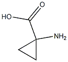 1-amino-1-cyclopropanecarboxylic acid Structure