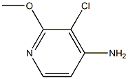 2-methoxy-3-chloro-4-aminopyridine Struktur