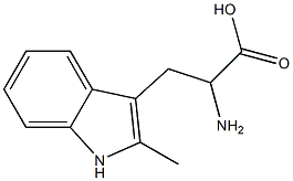 2-methyl-DL-tryptophan 化学構造式