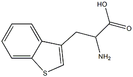 3-(3-benzothienyl)-DL-alanine Structure