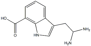 7-aza-DL-tryptophan Struktur