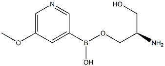 5-甲氧基吡啶-3-硼酸频呐醇酯, , 结构式