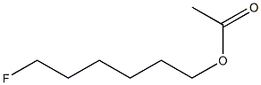 6-氟-1-己醇乙酸酯 结构式