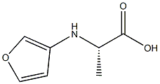 L-3-呋喃丙氨酸, , 结构式