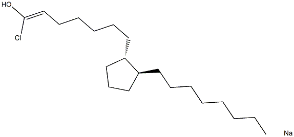 D-chloroprostenol sodium 化学構造式