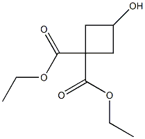 3-羟基环丁烷基-1,1-二羧酸二乙酯,,结构式