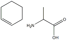 2-环己烯-1-DL-丙氨酸,,结构式