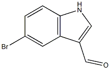 5-bromo-3-indolyl formaldehyde Structure